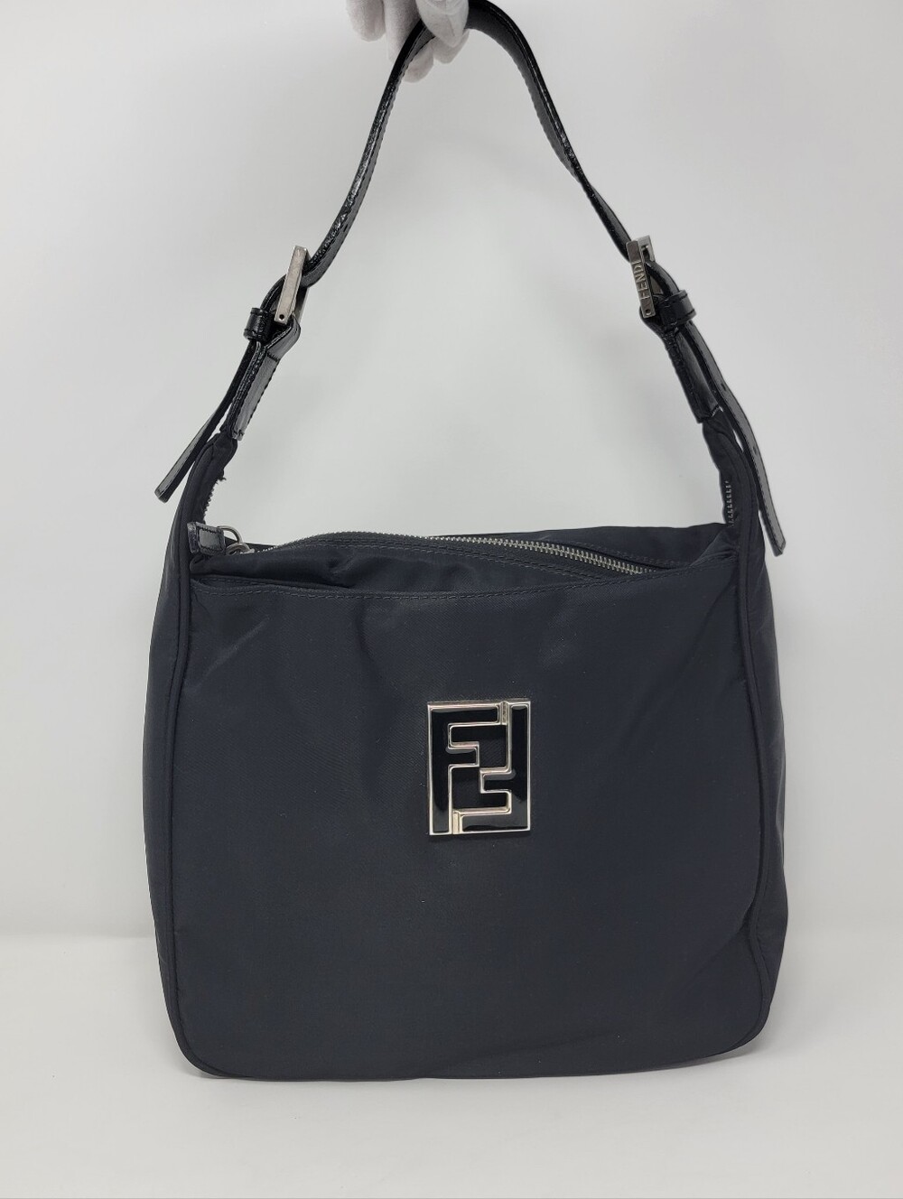 FENDI FF Nylon Shoulder Bag